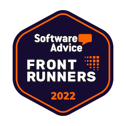 Software Advice Front Runner badge