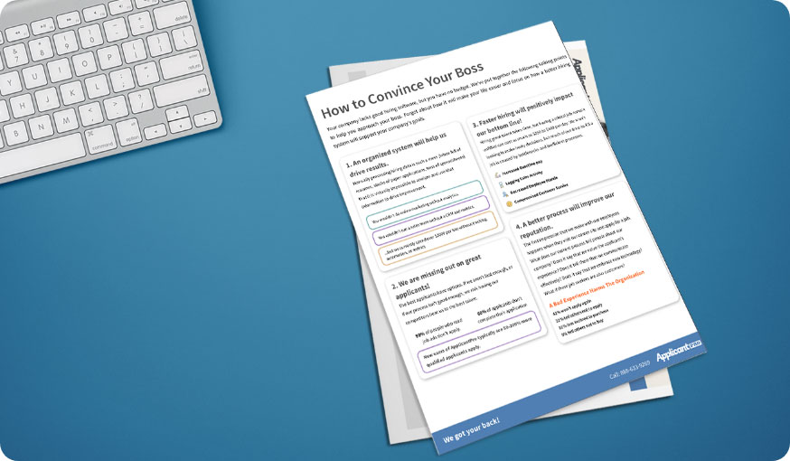 convince your boss you need hiring software