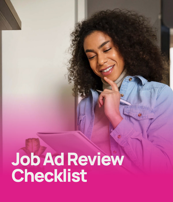 job ad check list cover