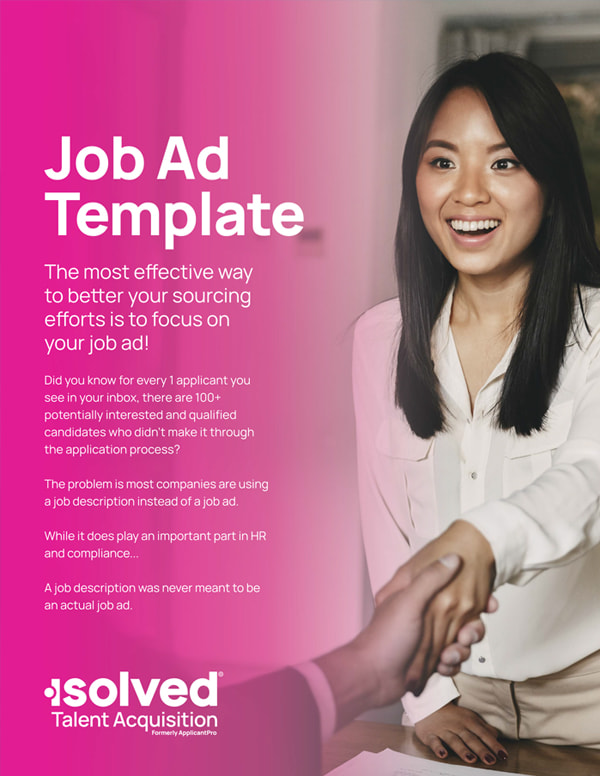 Job Ad Template Cover